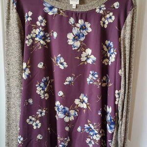 Pretty - Kayleigh long sleeve floral sweater StitchFix- size L
